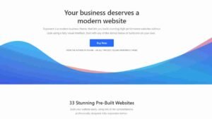 Exponent - Modern Multi-Purpose Business WordPress theme designed for businesses with modern layouts, extensive customization, and seamless integration with