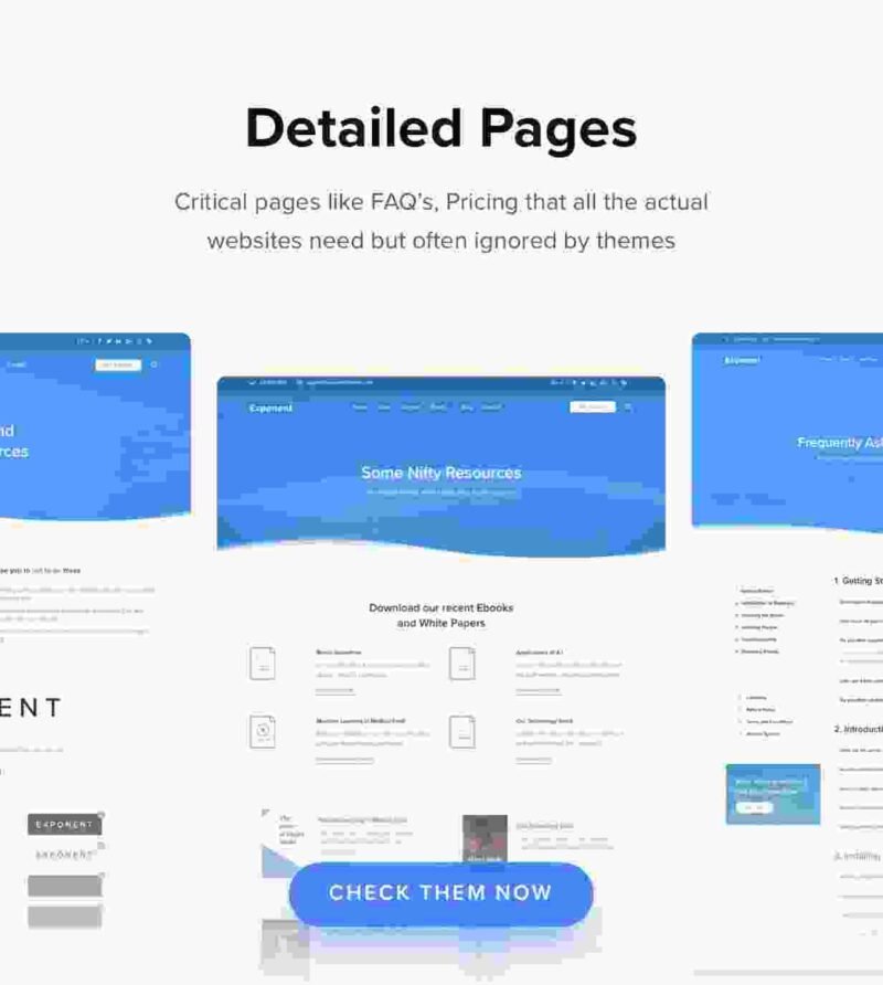 Exponent - Modern Multi-Purpose Business WordPress theme designed for businesses with modern layouts, extensive customization, and seamless integration with