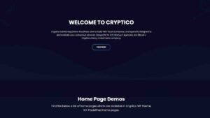 Discover Cryptico - ICO Crypto Landing & Cryptocurrency WordPress Theme with real-time cryptocurrency data, customizable design, and seamless campaign