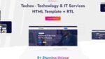 Techex - Technology & IT Services HTML Template v1.5 is a modern, responsive template designed for IT companies, tech startups, and service providers Learn