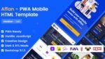 Explore the Affan - PWA Mobile HTML Template 1.7.0, a top-tier mobile HTML template designed for building high-performance Progressive Web Apps. Learn
