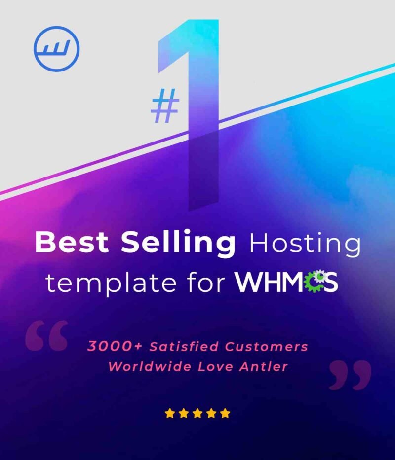 Discover Antler - Hosting Provider & WHMCS Template By inebur v3.8.1 designed for web hosting companies. Create a professional online presence with stunning