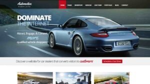 Explore the Automotive Car Dealership & Business HTML Template, designed for car dealerships and automotive businesses. This template offers a sleek design,