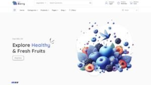 Discover Blueberry v1.0, an eCommerce Tailwind CSS template with responsive design, fast performance, and extensive customization for online stores