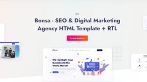 Meta Description: Discover the features and benefits of Bonsa - SEO & Digital Marketing Agency HTML Template v1.3. Learn how this template can enhance your