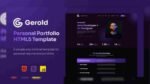 Explore the Gerold - Personal Portfolio HTML Template, designed to showcase your skills and portfolio beautifully Learn about its features, usability