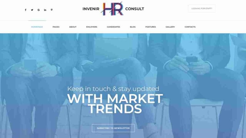 Explore Invenir - HR Recruiting Agency HTML Template v1.0.0 sleek and modern solution for HR and recruitment agencies to create professional user-friendly
