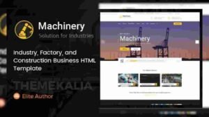 Discover Machinery - Factory Business HTML Template v1.0, designed specifically for industrial and manufacturing businesses. Learn about its features