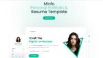 Explore the Minfo - Tailwind Personal Resume HTML Template 1.3, a sleek and modern HTML template built with Tailwind CSS, perfect for creating