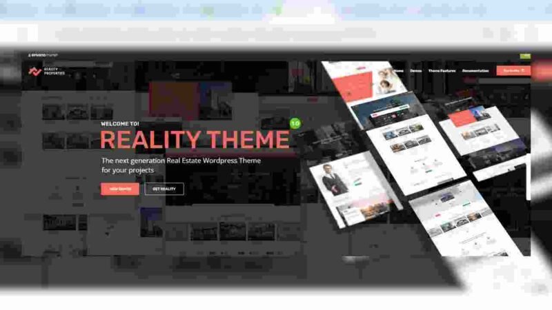 Reality the multipurpose WordPress theme for real estate websites Discover its features, customization options, and benefits for property listings