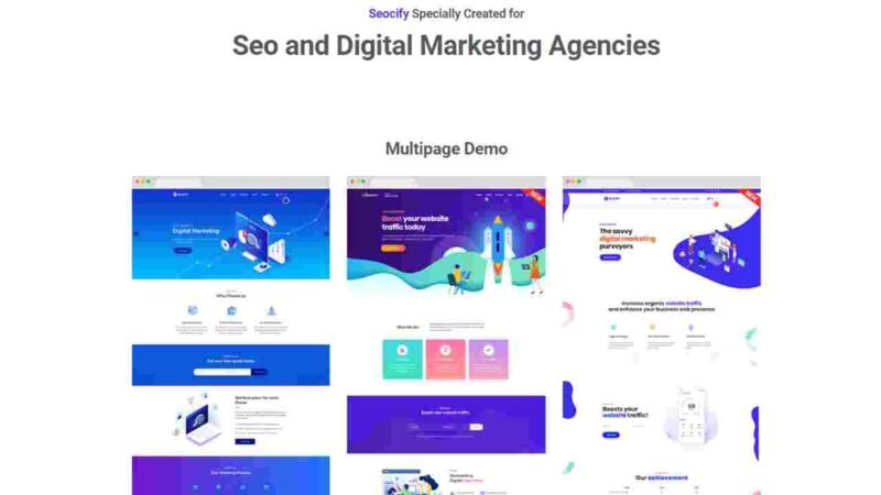 Discover the powerful features of Seocify - SEO Digital Marketing Agency WordPress Theme for SEO and digital marketing agencies Boost your online presence