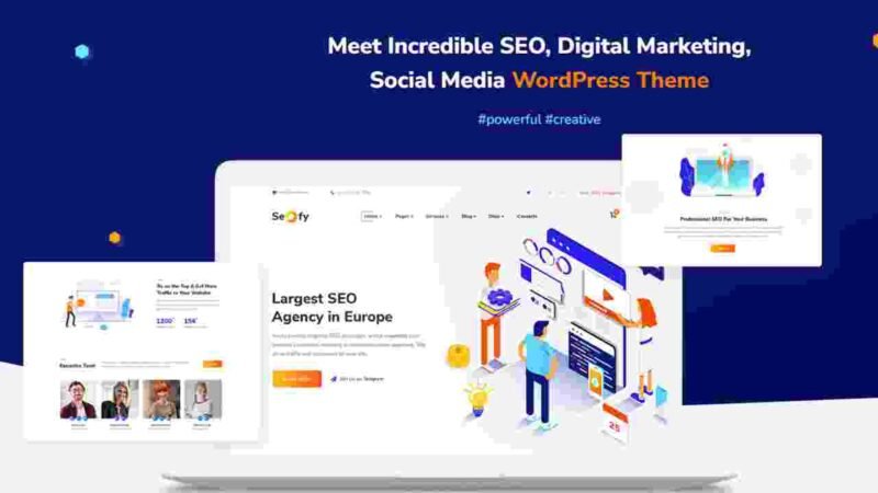 Discover Seofy, the ultimate SEO & digital marketing agency WordPress theme with built-in SEO tools, fast loading, and endless customization options.